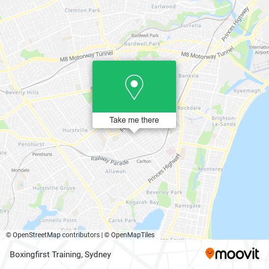 Boxingfirst Training map