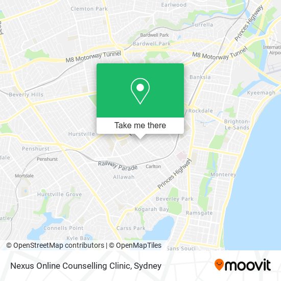 Nexus Online Counselling Clinic map