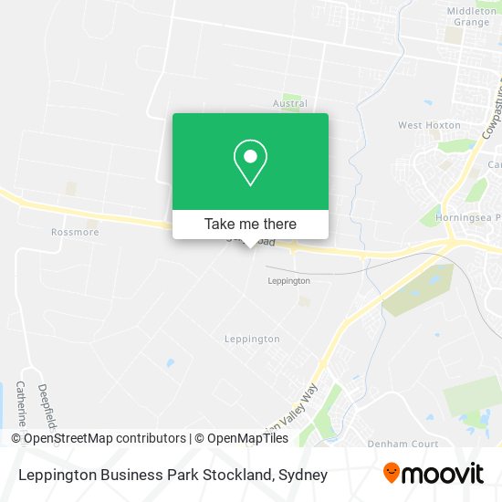 Leppington Business Park Stockland map