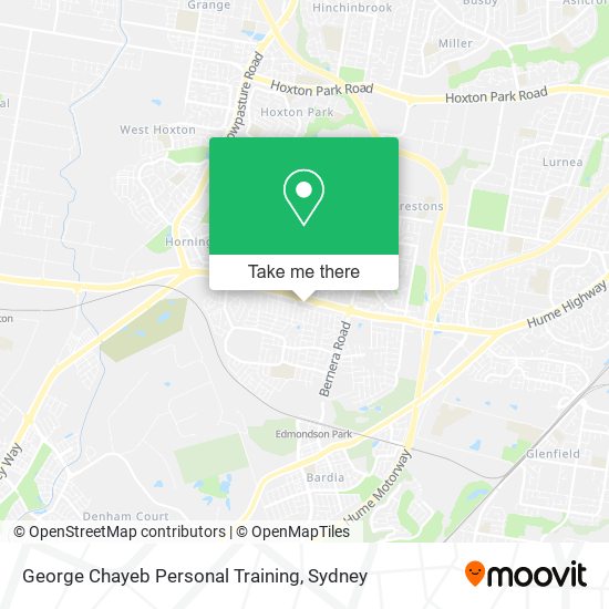 George Chayeb Personal Training map