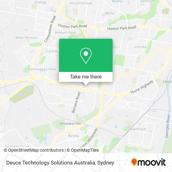 Deuce Technology Solutions Australia map