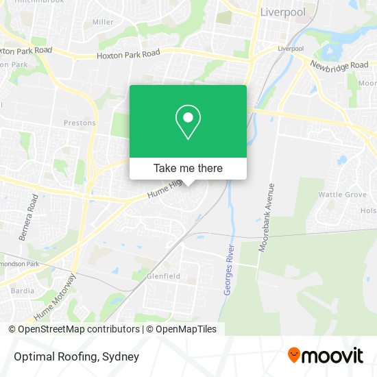 Mapa Optimal Roofing