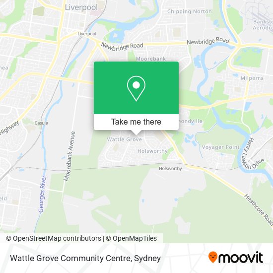Wattle Grove Community Centre map