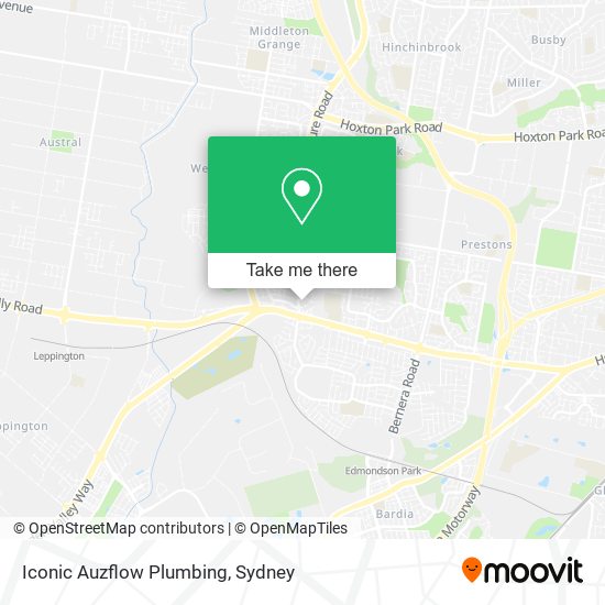 Iconic Auzflow Plumbing map