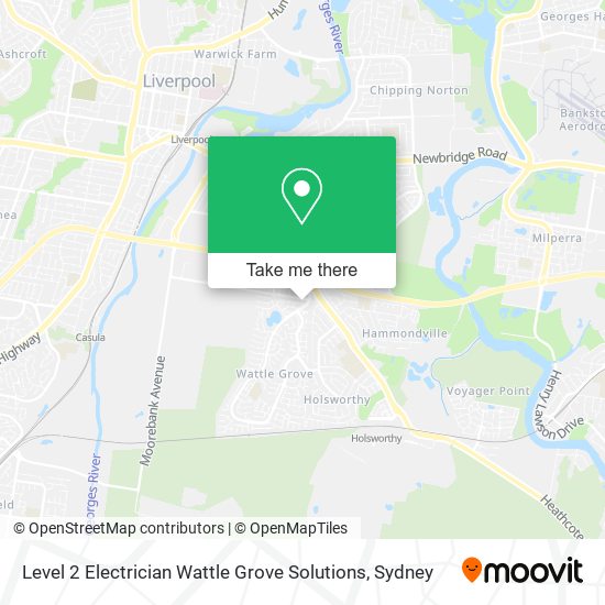 Level 2 Electrician Wattle Grove Solutions map