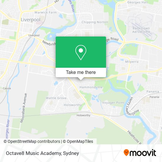 Mapa Octave8 Music Academy