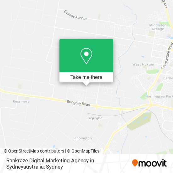 Rankraze Digital Marketing Agency in Sydneyaustralia map