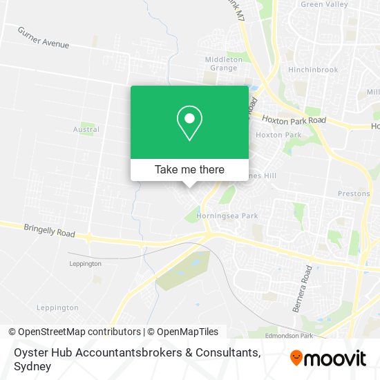 Oyster Hub Accountantsbrokers & Consultants map
