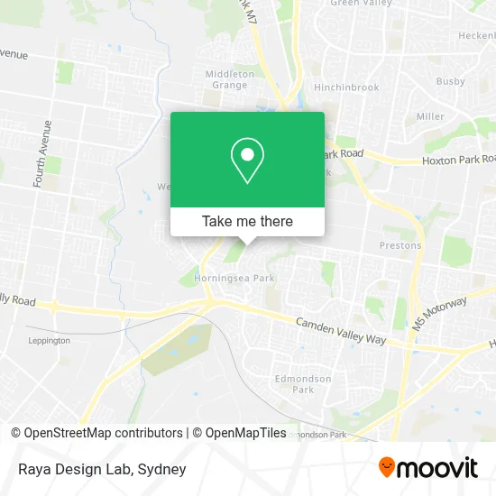 Raya Design Lab map