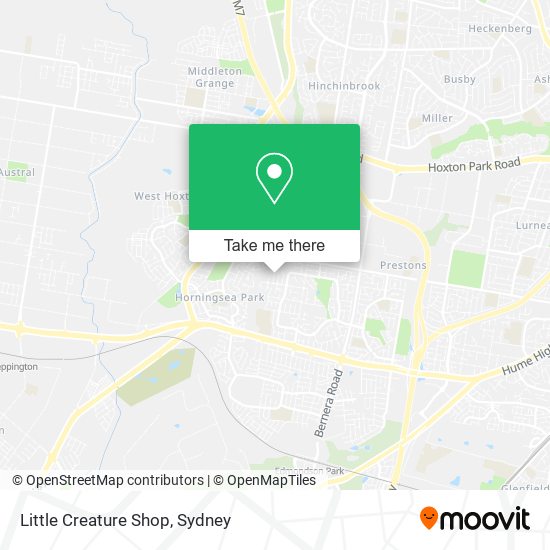 Little Creature Shop map
