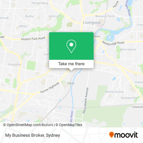 My Business Broker map