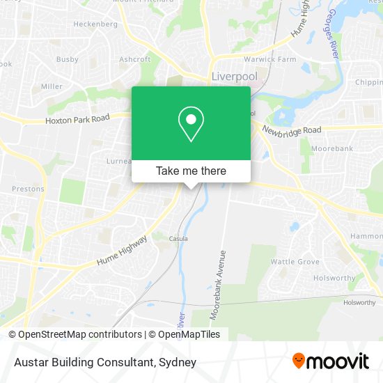 Austar Building Consultant map