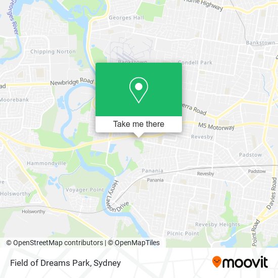 Field of Dreams Park map