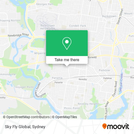 Sky Fly Global map