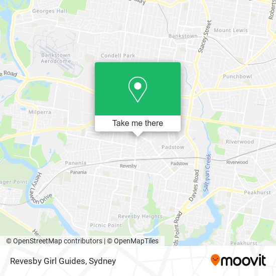 Revesby Girl Guides map