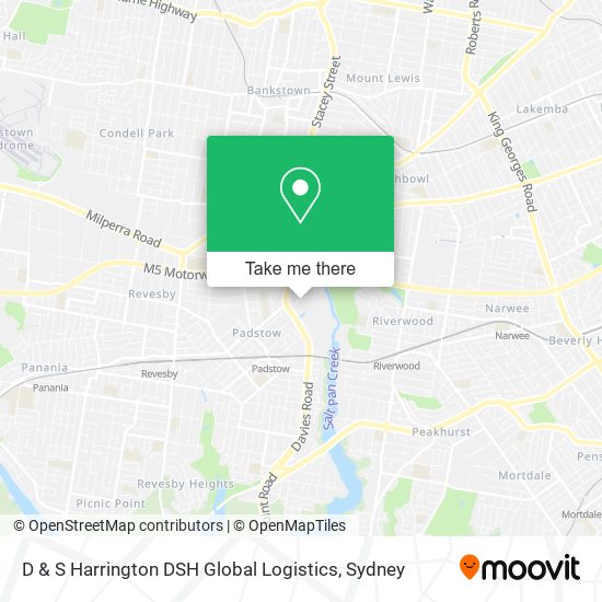 D & S Harrington DSH Global Logistics map