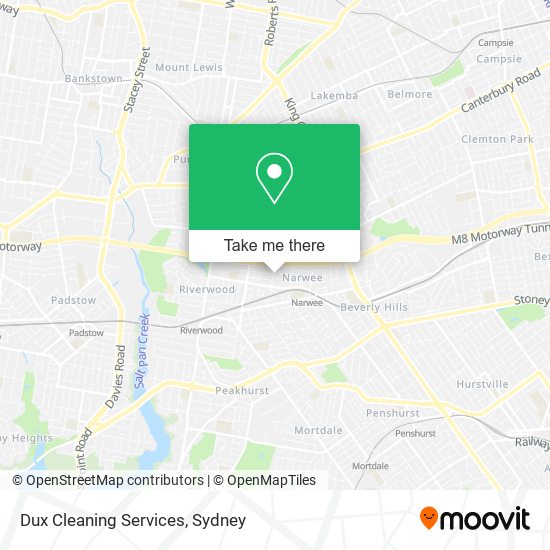 Mapa Dux Cleaning Services