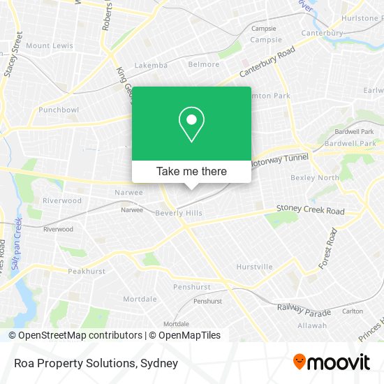 Roa Property Solutions map