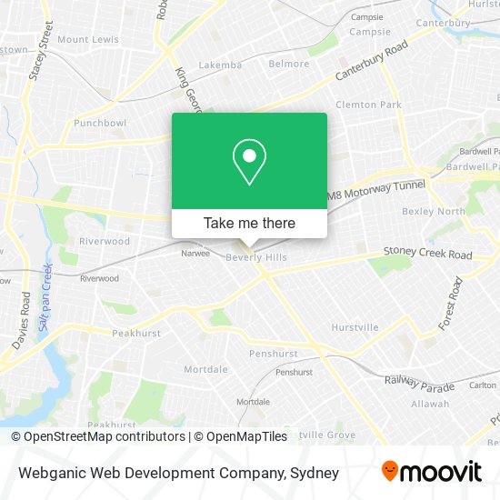 Webganic Web Development Company map