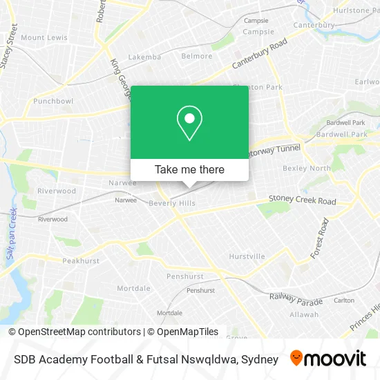 SDB Academy Football & Futsal Nswqldwa map