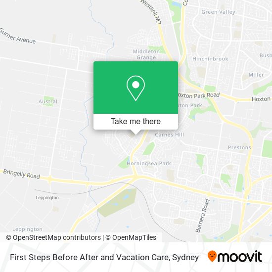 First Steps Before After and Vacation Care map