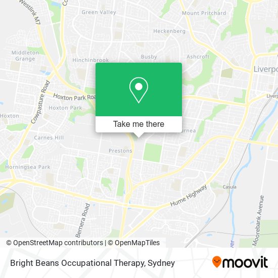 Bright Beans Occupational Therapy map