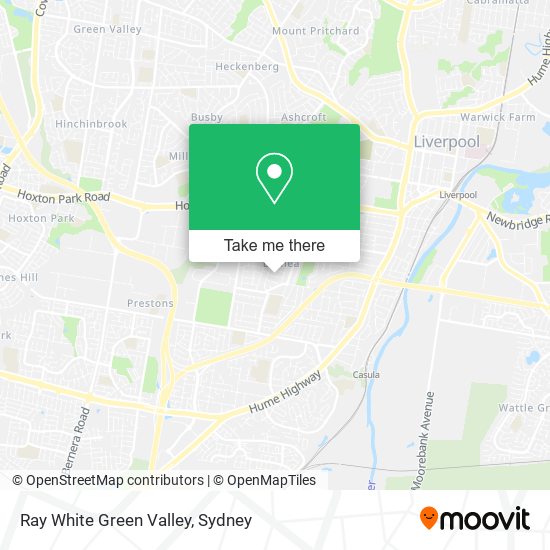Ray White Green Valley map