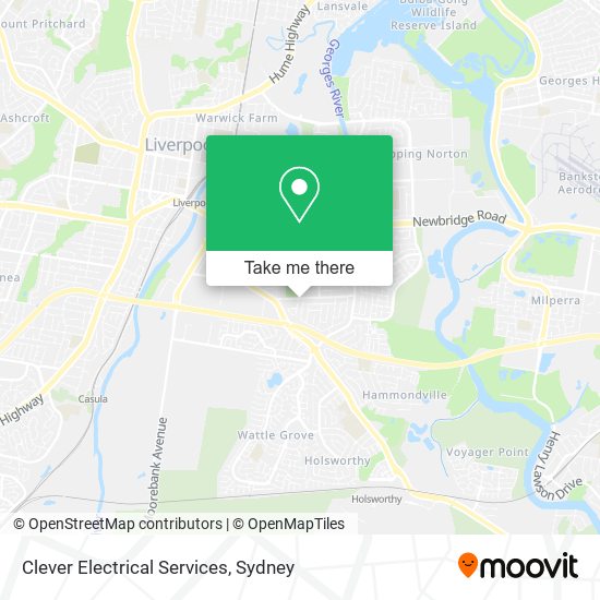 Clever Electrical Services map