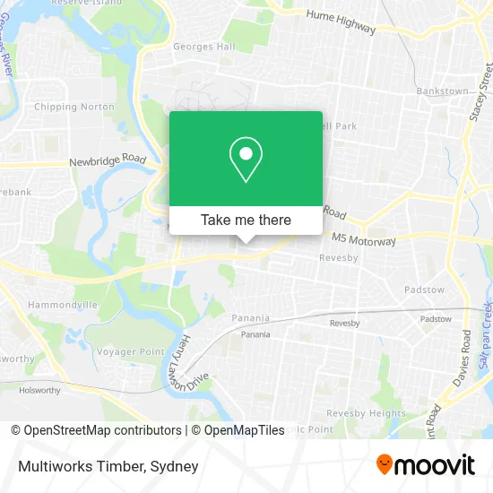 Mapa Multiworks Timber