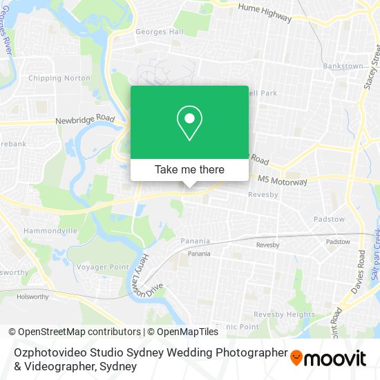 Mapa Ozphotovideo Studio Sydney Wedding Photographer & Videographer