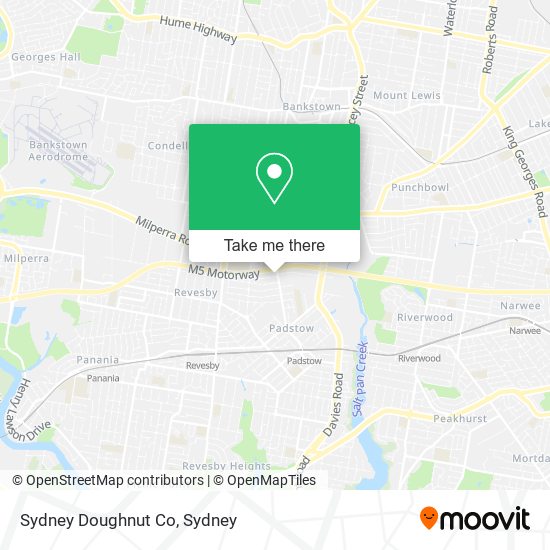 Sydney Doughnut Co map