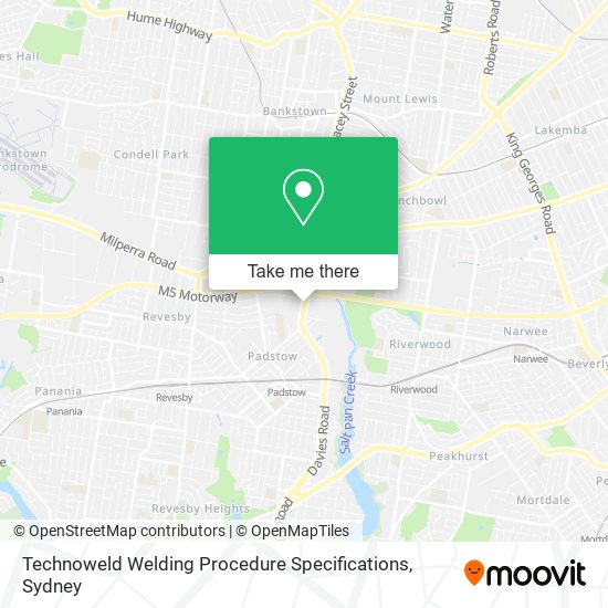 Technoweld Welding Procedure Specifications map