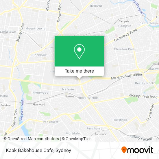 Kaak Bakehouse Cafe map