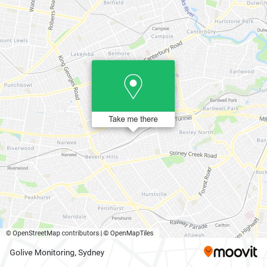 Golive Monitoring map