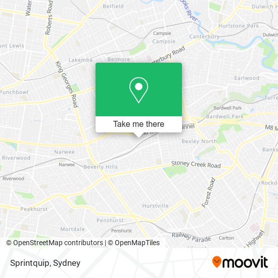 Sprintquip map