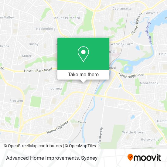 Advanced Home Improvements map