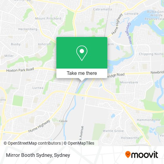 Mirror Booth Sydney map