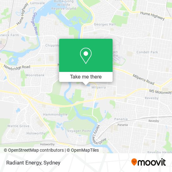 Radiant Energy map