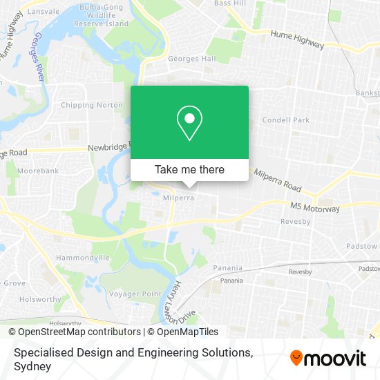 Specialised Design and Engineering Solutions map