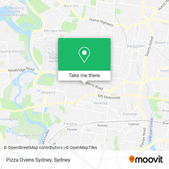 Pizza Ovens Sydney map