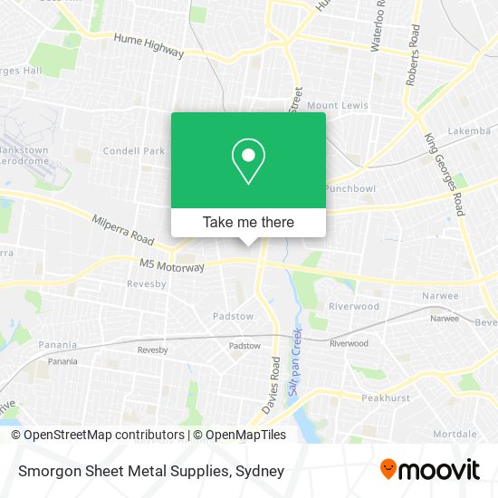 Mapa Smorgon Sheet Metal Supplies