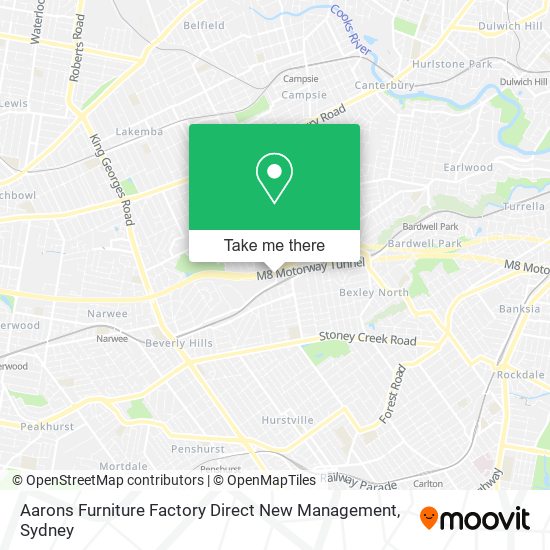 Aarons Furniture Factory Direct New Management map