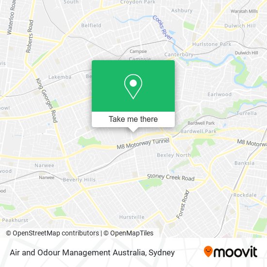 Air and Odour Management Australia map