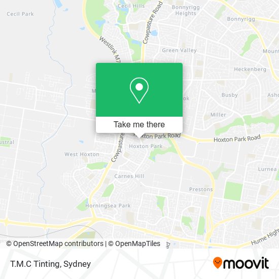 T.M.C Tinting map