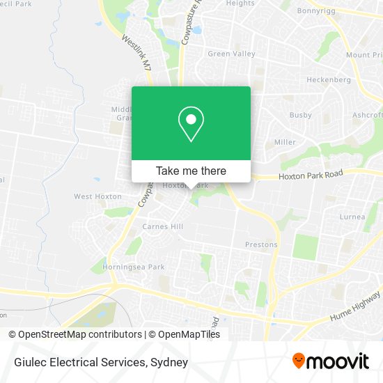Mapa Giulec Electrical Services