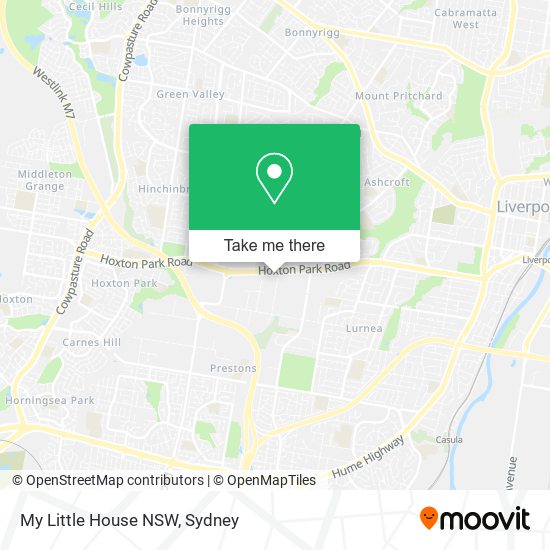 Mapa My Little House NSW