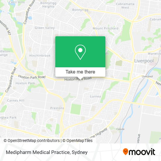 Medipharm Medical Practice map