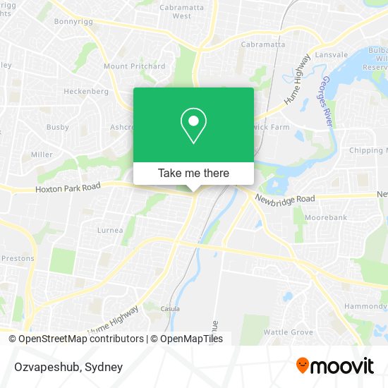 Ozvapeshub map