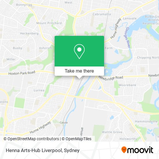 Henna Arts-Hub Liverpool map