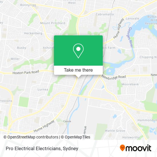 Pro Electrical Electricians map